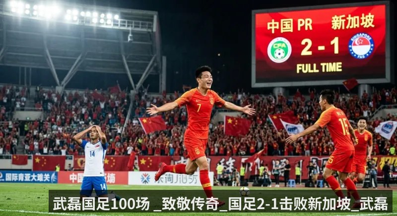 武磊国足100场 _致敬传奇_国足2-1击败新加坡_武磊替补登场迎来国家队百场里程碑_